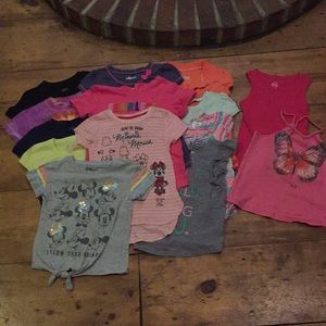 COPY - 14 Summer Tops, T-Shirts, Tanks, Minnie Mouse sz 4